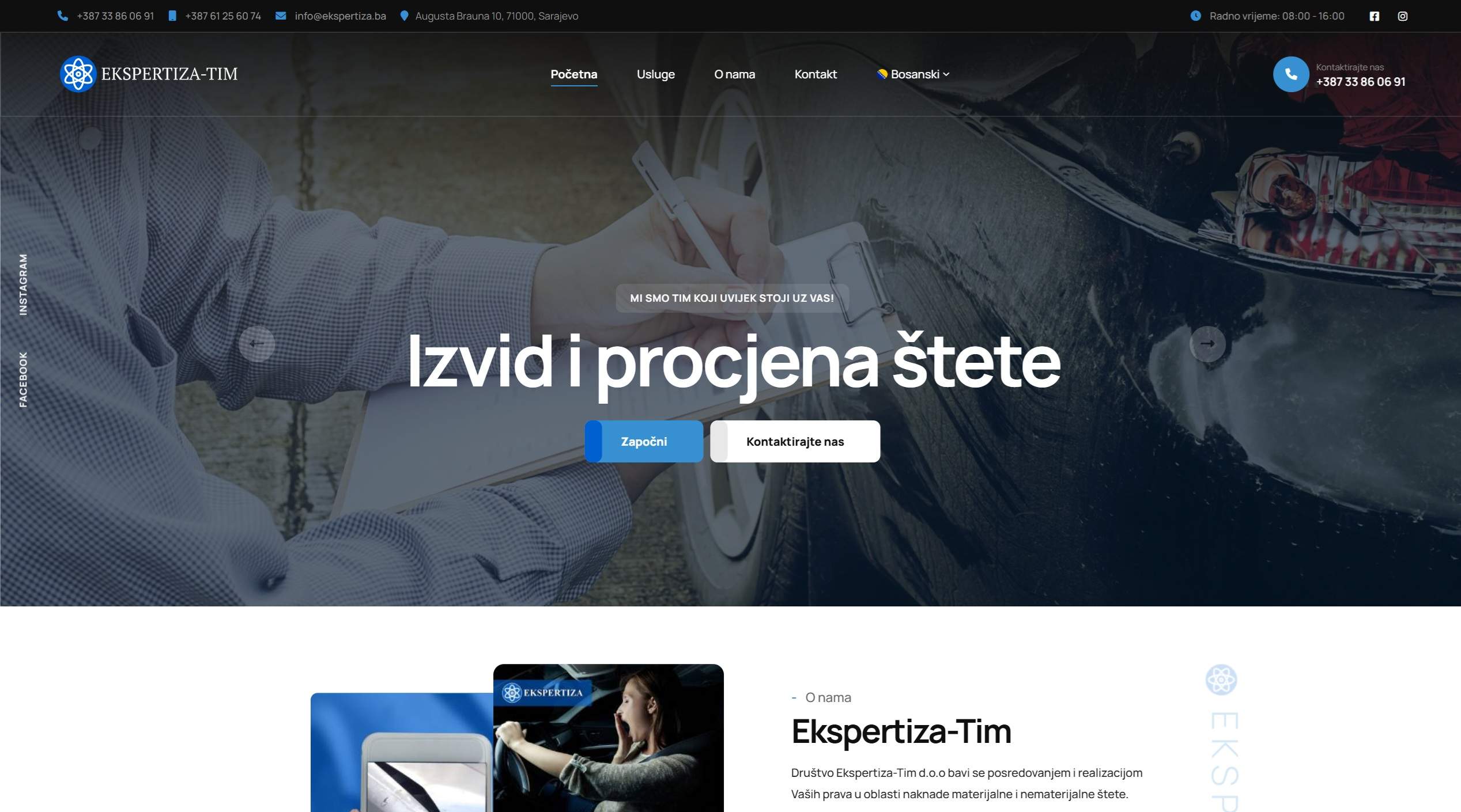 Launching the New Website for Ekspertiza-Tim d.o.o!